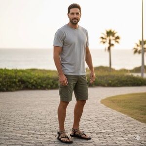 TEVA Men's Size 12 Original Sandals Revive 80s Ankle Strap Outdoor Beach